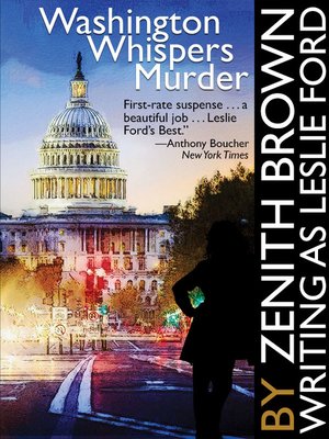 cover image of Washington Whispers Murder